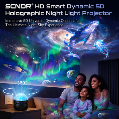 Official Store | 💖🎁 360° Smart Holographic Starry Sky Projector (HD Smart Dynamic 5D)