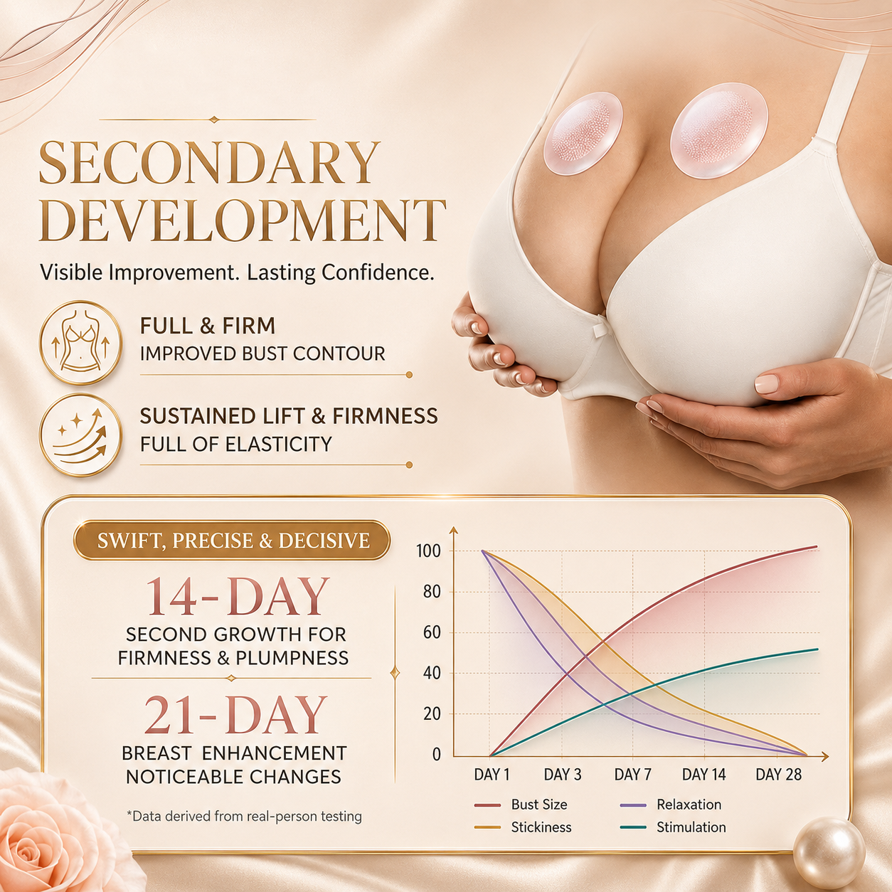Nano-Microneedle Bust Lift Patches ✨ — No Surgery Needed. For a firmer, fuller, more lifted-looking bust contour & renewed feminine confidence 💖