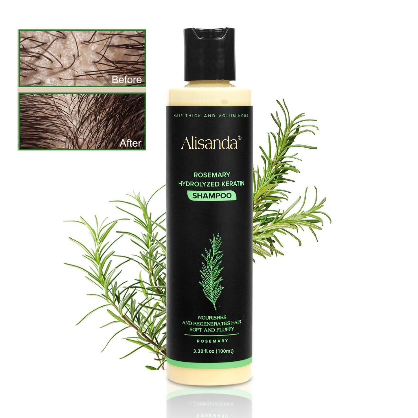 🔥LAST DAY 70% OFF 🎅Alisanda®® Organic Rosemary  Shampoo